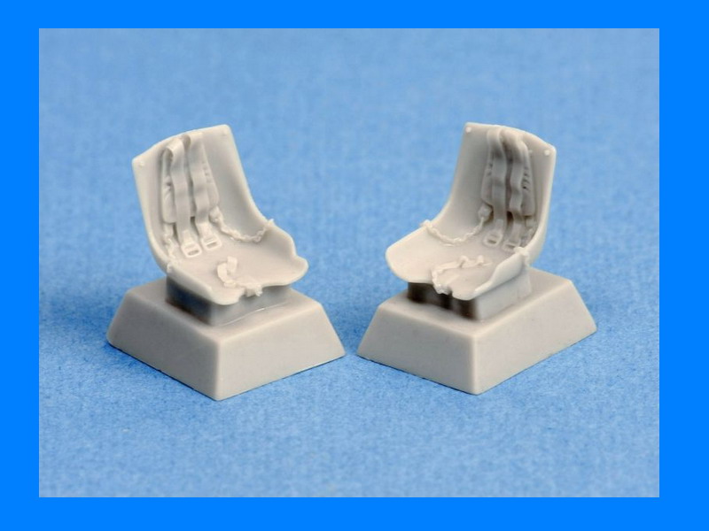SBS48011 Macchi Mc-202 - 205 Seat with harness (x2) 1/48